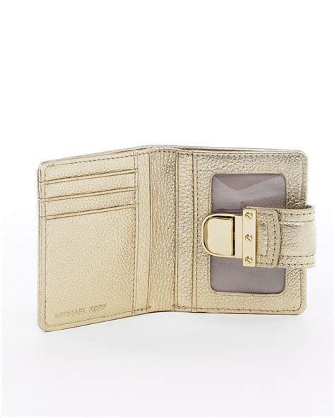 michael kors wallet with gold plate|Michael Kors Wallet clearance.